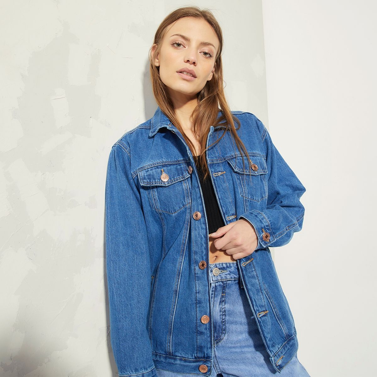 AMERICANINO - Chaqueta Jeans Mujer Americanino