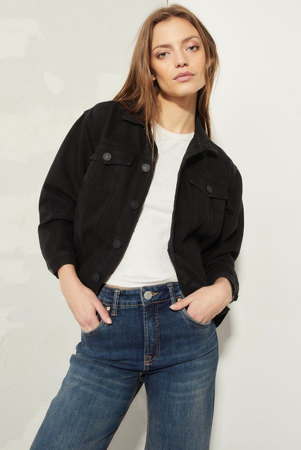 AMERICANINO - Chaqueta Jeans Mujer Americanino