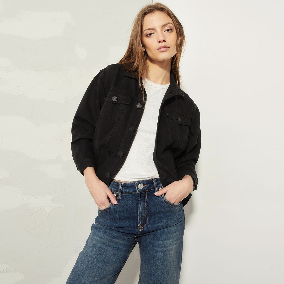 AMERICANINO - Chaqueta Jeans Mujer Americanino