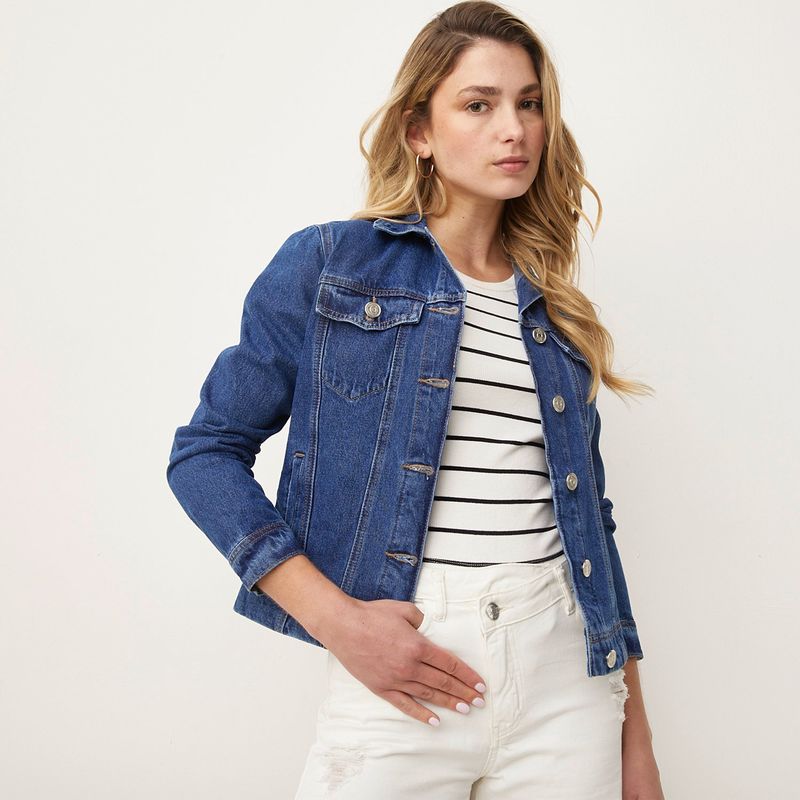 SYBILLA - Chaqueta Jeans Mujer Sybilla