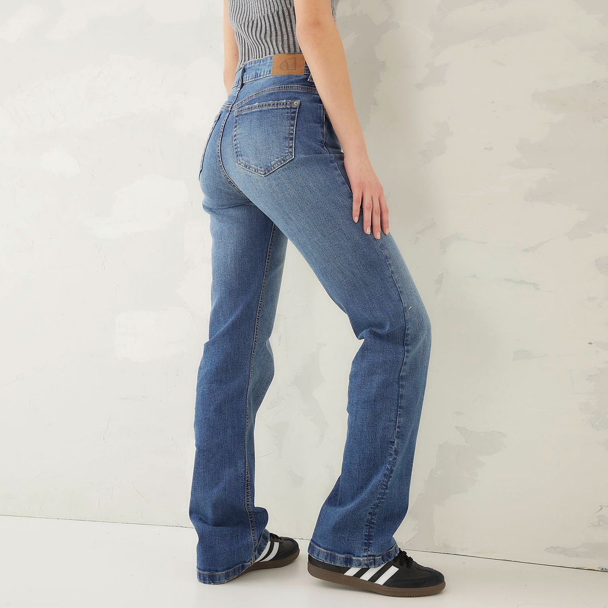 AMERICANINO - Jeans Straight Tiro Medio Mujer Americanino