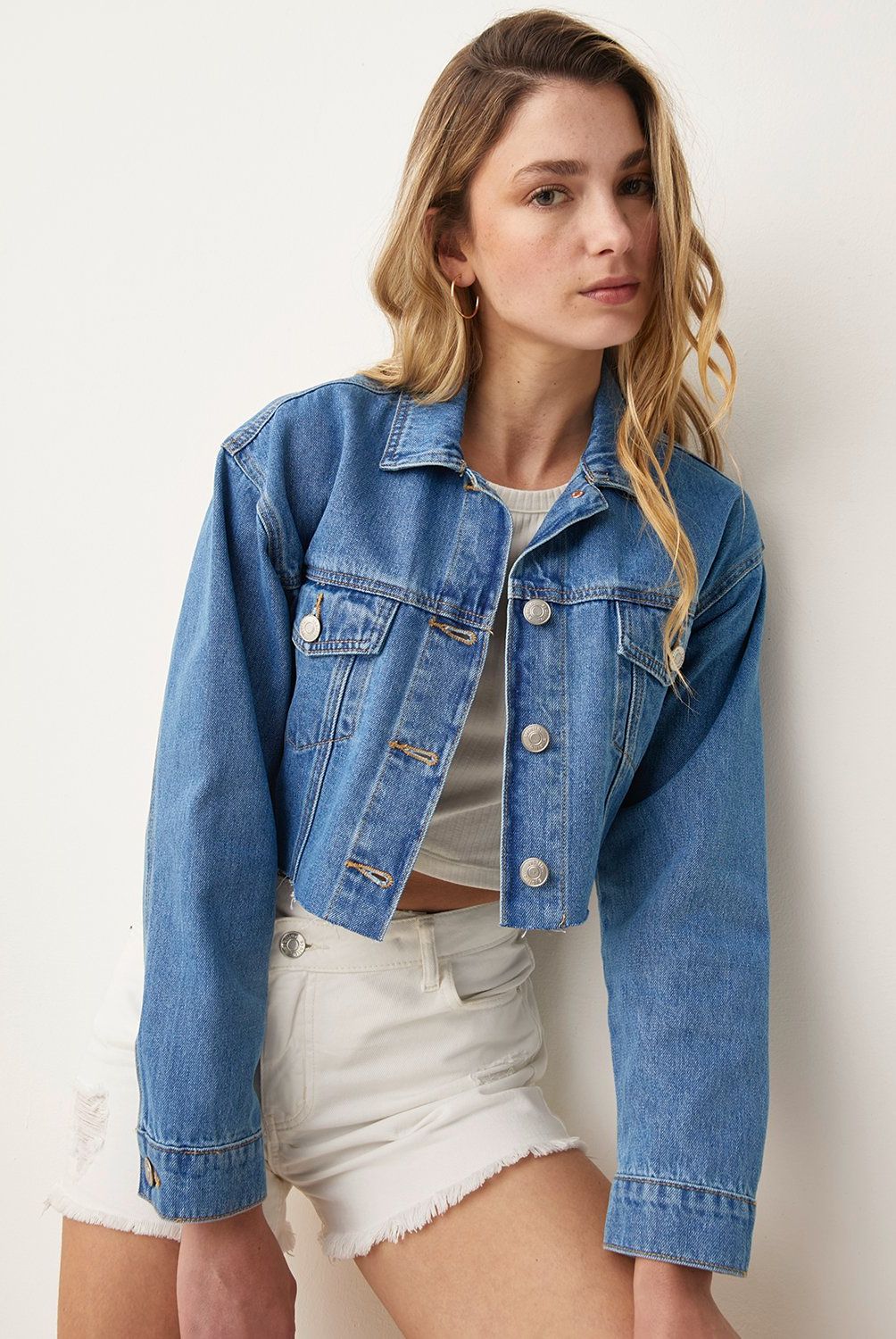 SYBILLA - Chaqueta Jeans Mujer Sybilla