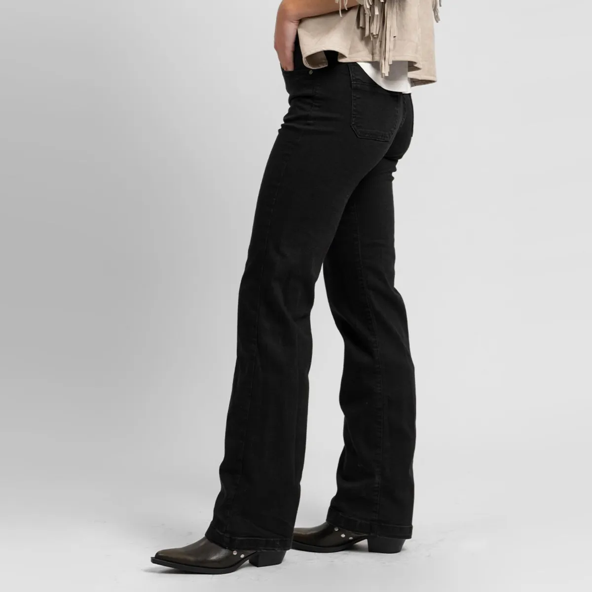 LOLITA LPK - Jeans Recto Tiro Medio Franca Negro Mujer Lolita LPK