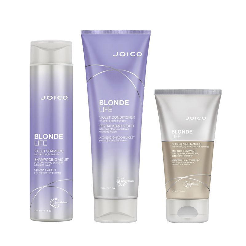 JOICO - Shampoo+Acondicionador Bl Violet+ Mask Blonde Life Joico