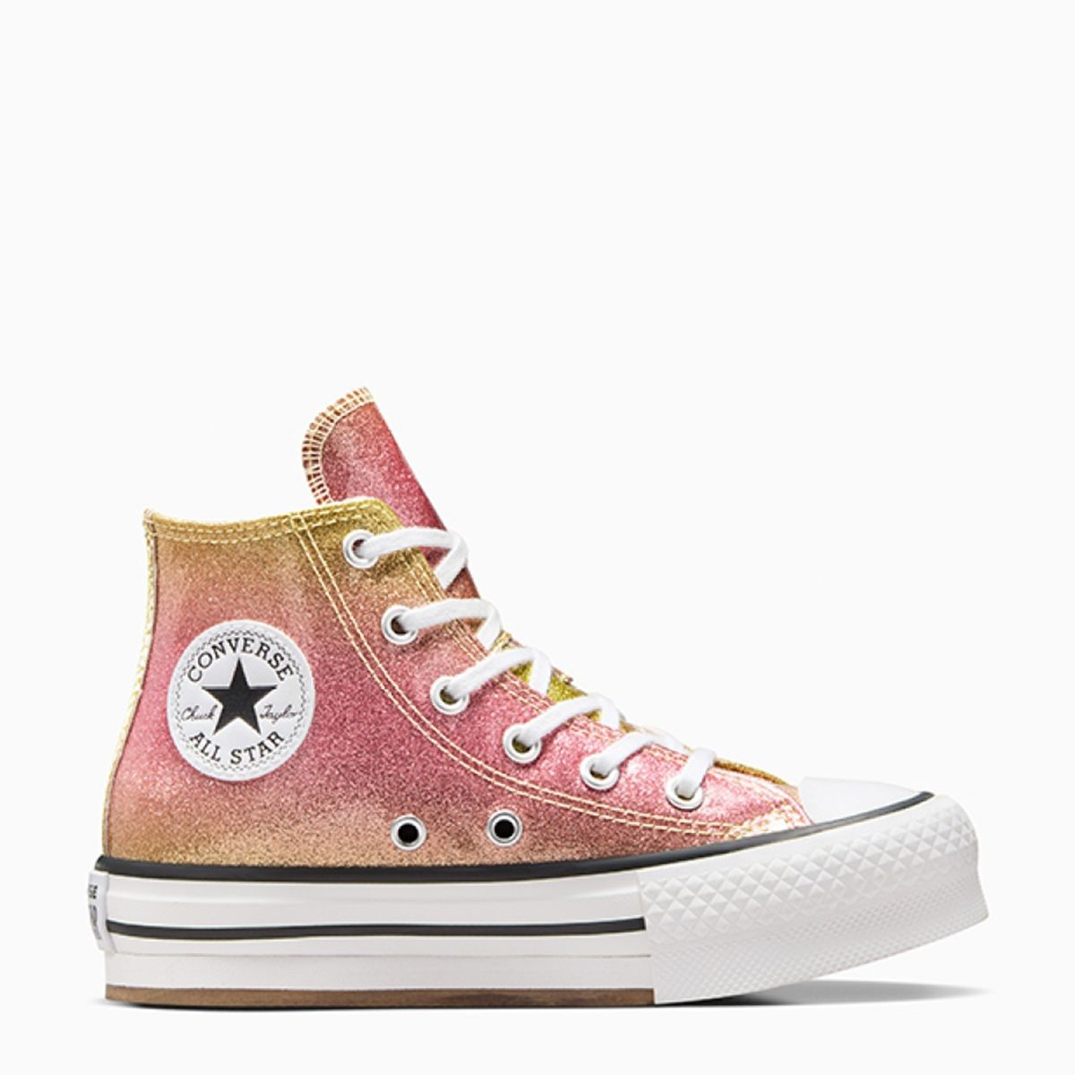 CONVERSE - Chuck Taylor All Star Eva Lift Zapatilla Urbana Niña Rosado (28 A 35) Converse