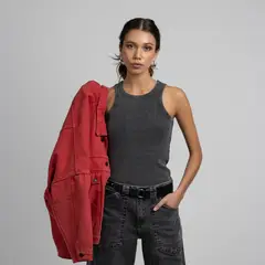LOLITA POCKET - Polera Sin Manga Mujer