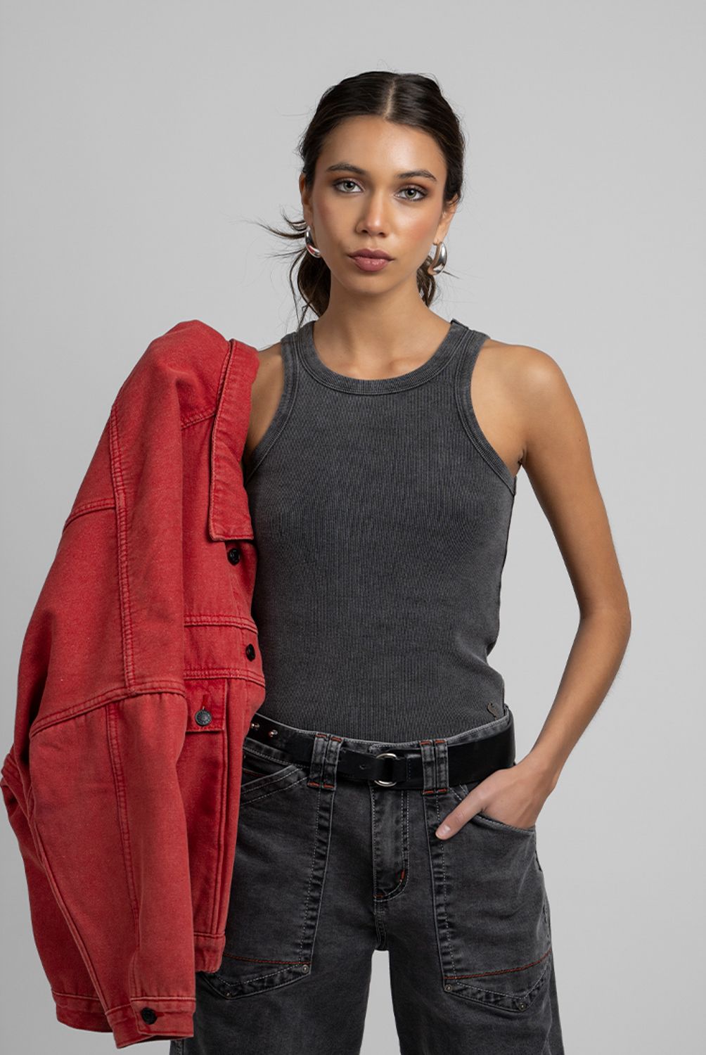LOLITA POCKET - Polera Sin Manga Mujer Lolita Pocket