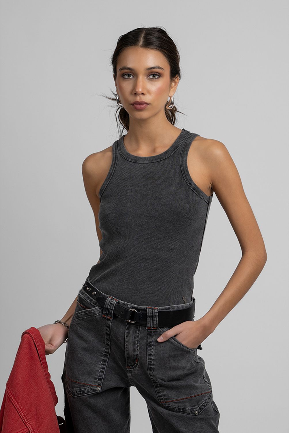 LOLITA POCKET - Polera Sin Manga Mujer Lolita Pocket