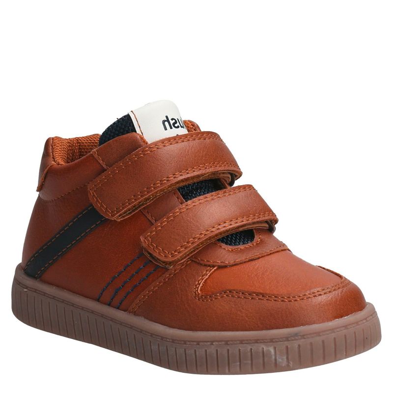 HUSH PUPPIES - Akron Cf Zapatilla Urbana Niño Café (20 a 25) Hush Puppies