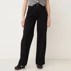 SYBILLA - Jeans Tiro Medio Straight Mujer Animal Print Algodón