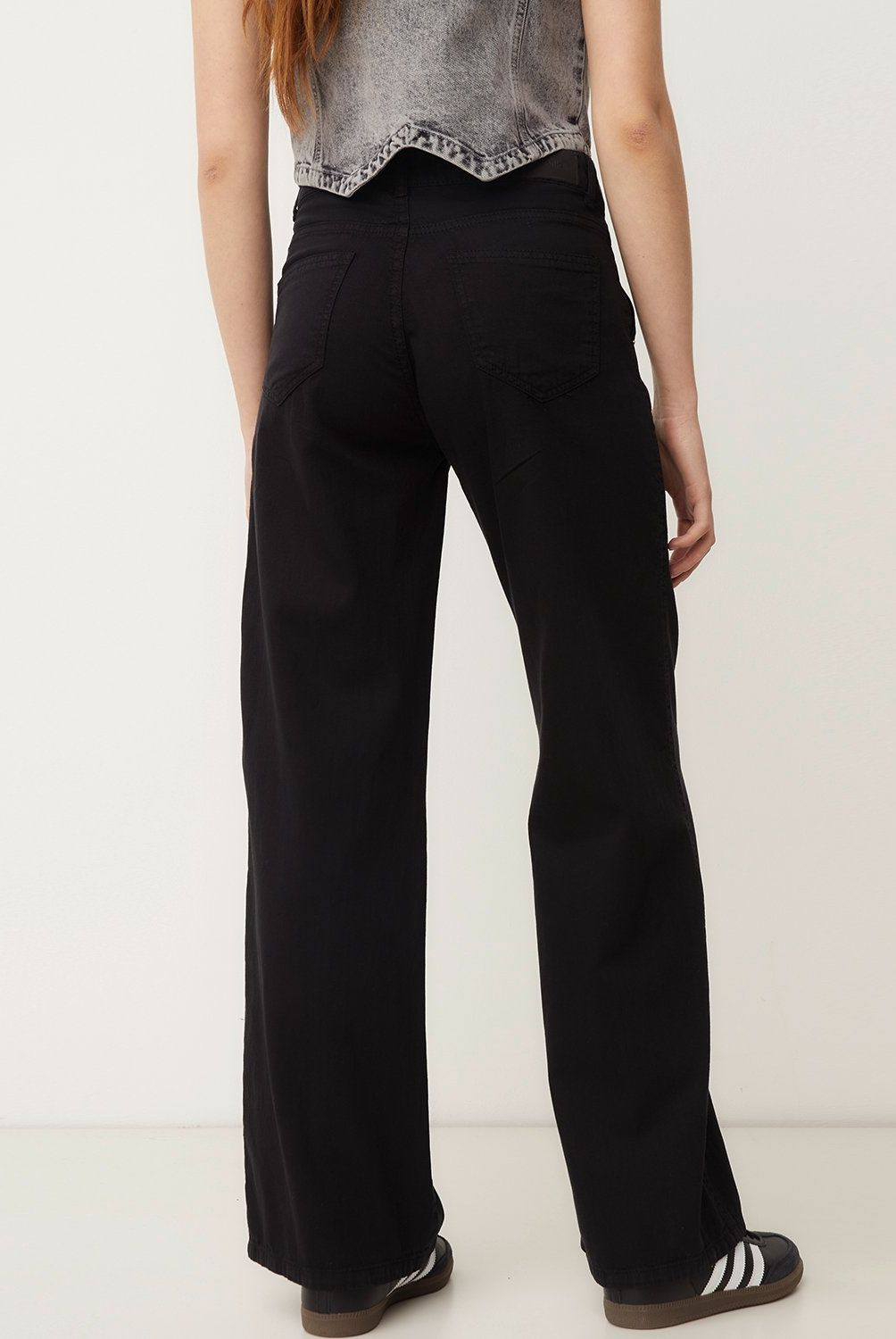 SYBILLA - Jeans Sybilla Tiro Medio Straight Mujer Animal Print Algodón