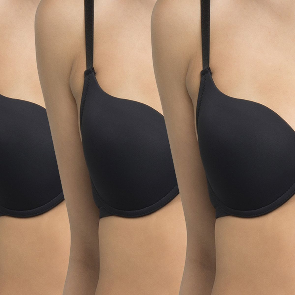 INTIME - Pack De 3 Sostenes Copa B Mujer Intime