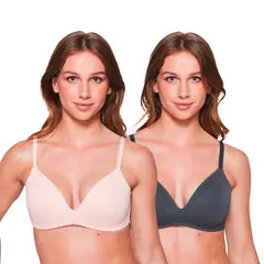 PALMERS - Pack De 2 Sostenes Mujer