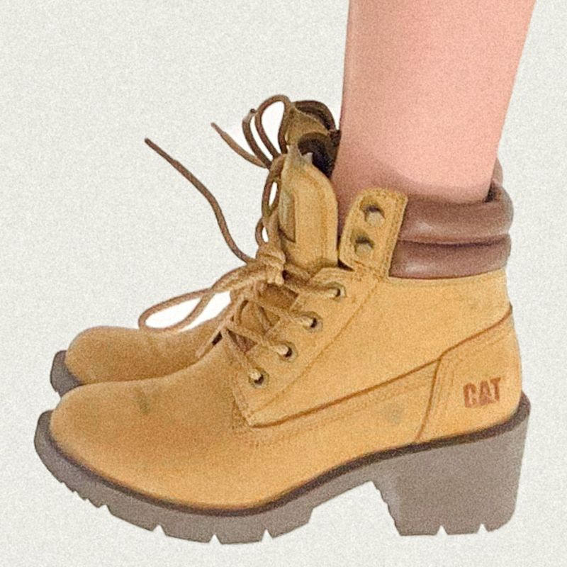 Botines Caterpillar Mujer Falabella CAT Rewrite Botín Cuero Mujer