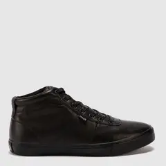 BLACK BUBBA - Zapato Casual Hombre Cuero Negro