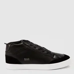 BLACK BUBBA - Zapato Casual Hombre Cuero Negro