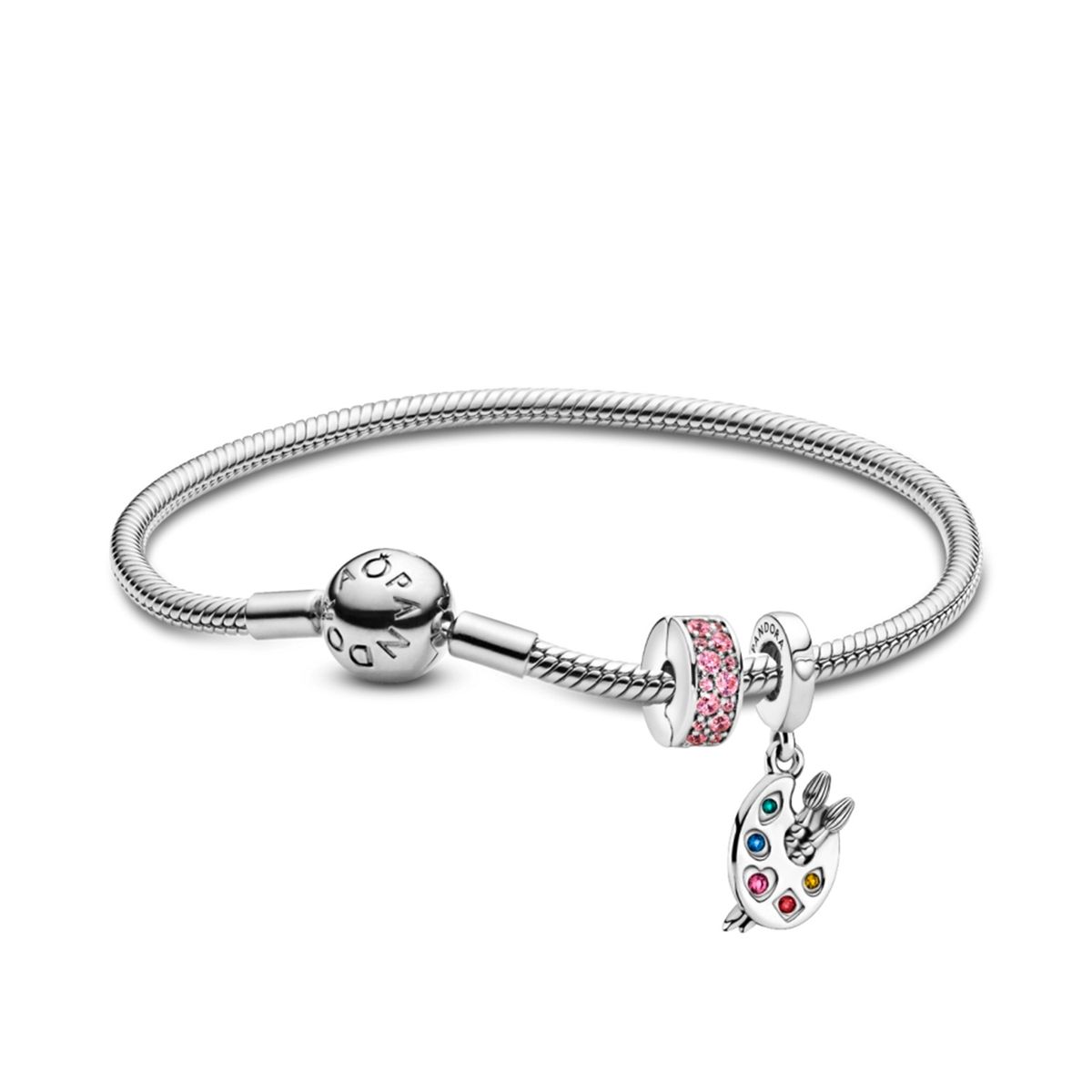 PANDORA - Pulsera Gift Set Clip Y Colgante De Plata Mujer Pandora