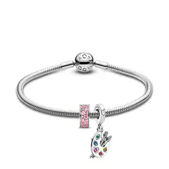 PANDORA - Pulsera Gift Set Clip Y Colgante De Plata Mujer