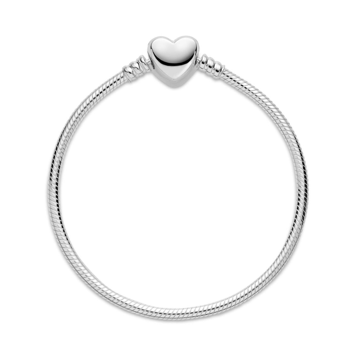 PANDORA - Pulsera Corazón Grabable Mujer Pandora