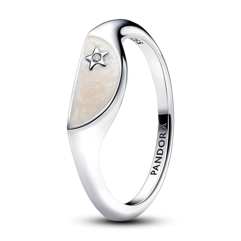 PANDORA - Anillo Pandora Me Mitad Sello Mujer Pandora