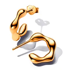 PANDORA - Aros Abierto Forma Organica Mujer
