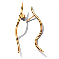 PANDORA - Aros Boton Forma Organica Mujer