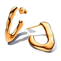 PANDORA - Aros Forma Organica En V Mujer