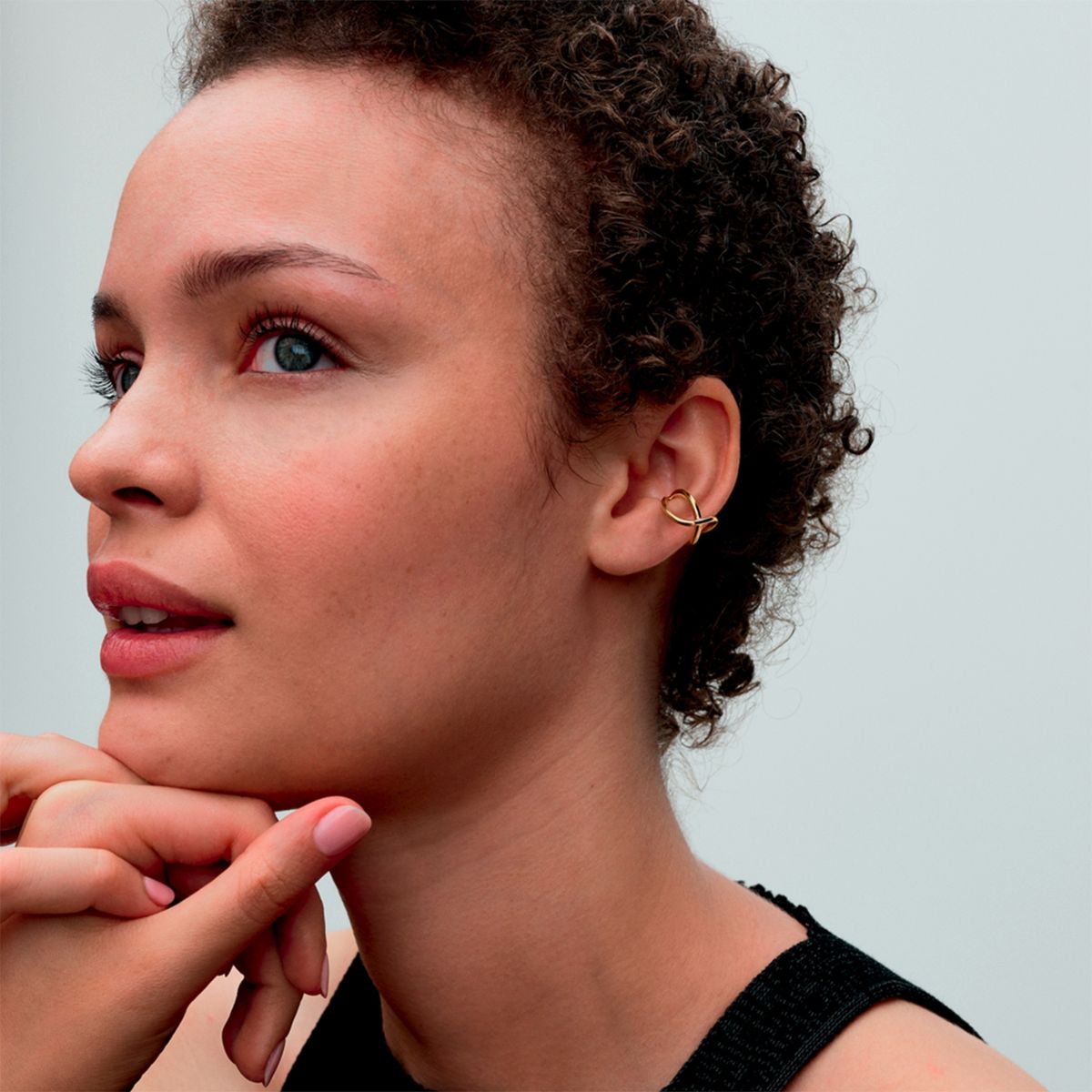 PANDORA - Ear Cuff Infinito Forma Orgánica Mujer Pandora