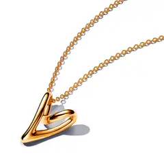 PANDORA - Collar Corazón Forma Organica Mujer