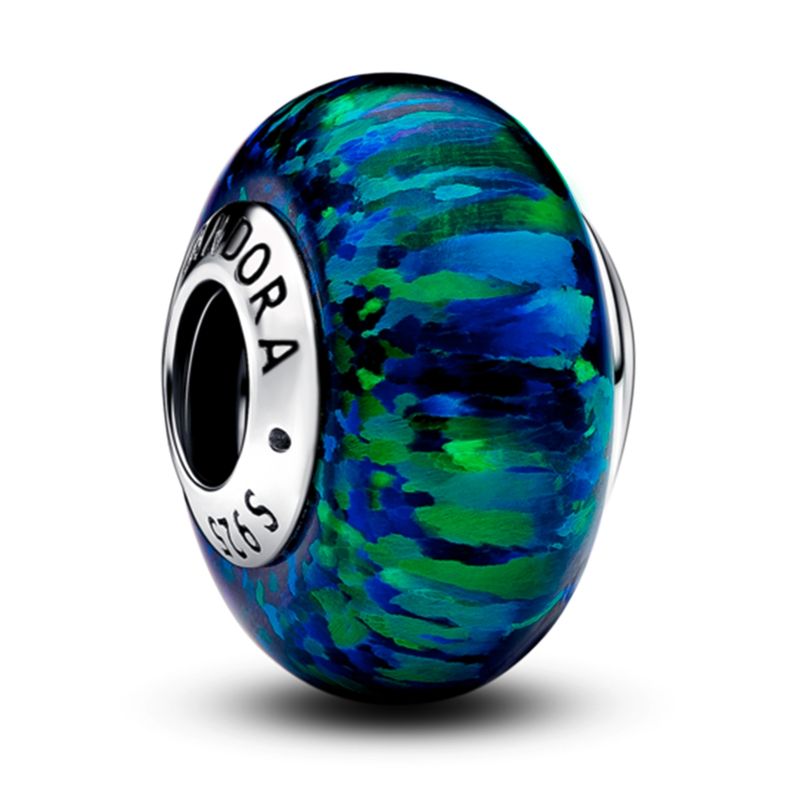PANDORA - Charm Verde Opalescente Pandora Mujer Pandora
