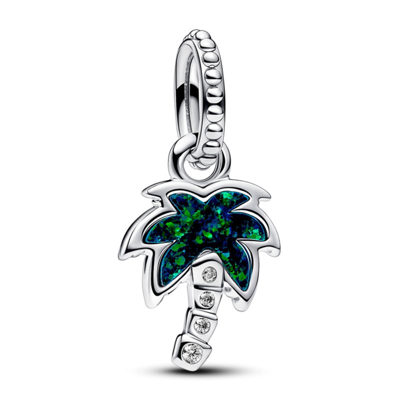 PANDORA - Charm Palmera Verde Opalescente Pandora Mujer Pandora