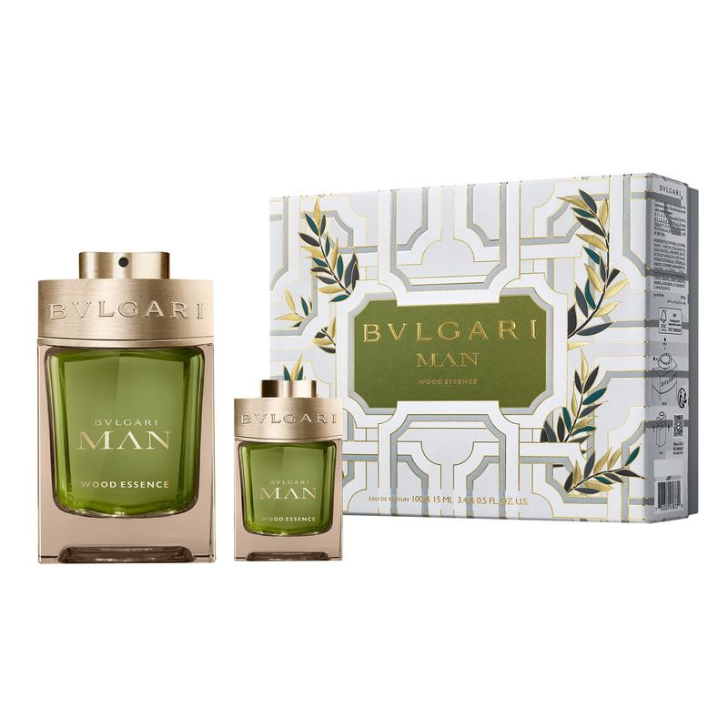 BVLGARI - Set Perfume Hombre Wo Essen EDP 100Ml + 15Ml Bvulgari
