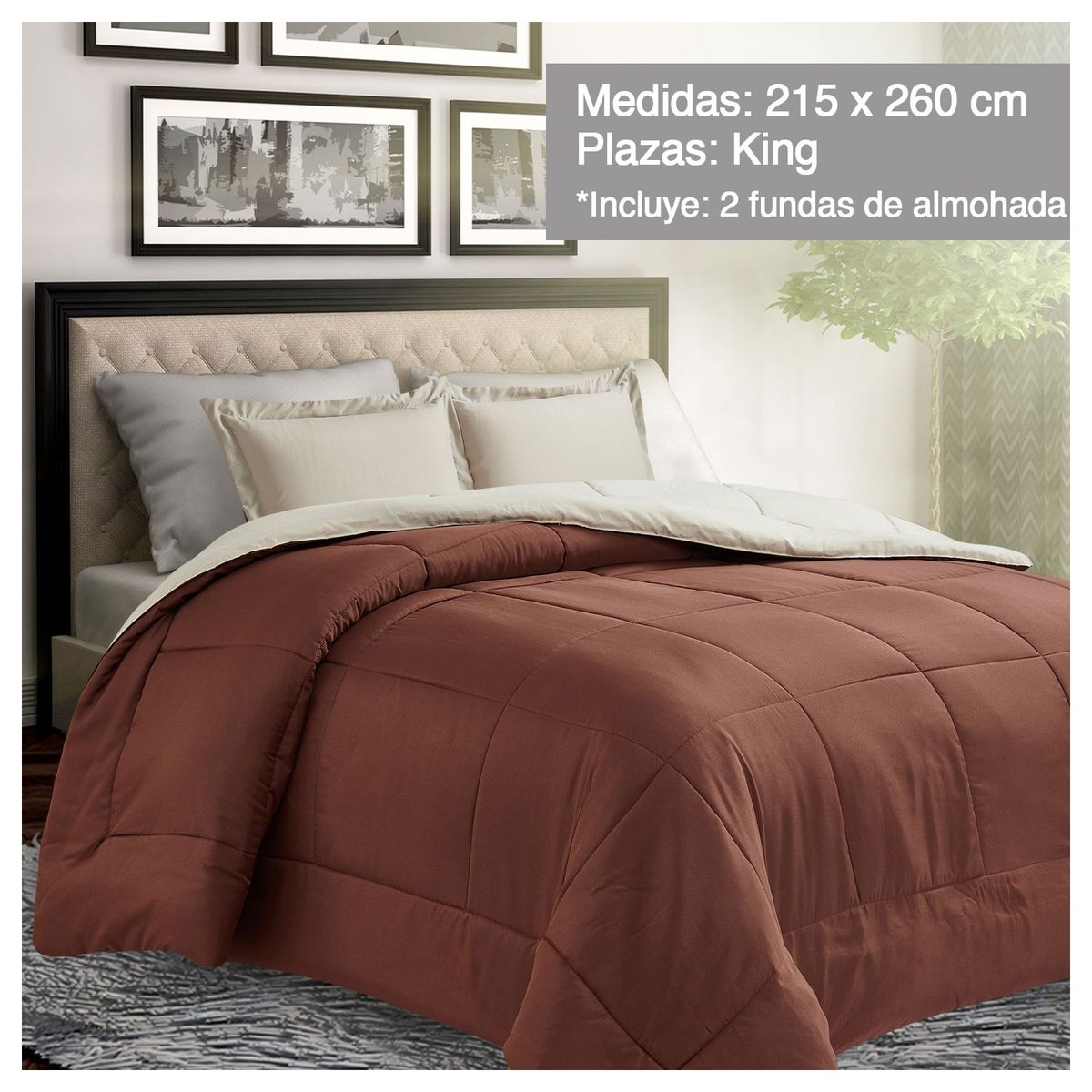 NOVAHUS - Plumón Reversible Marnie King