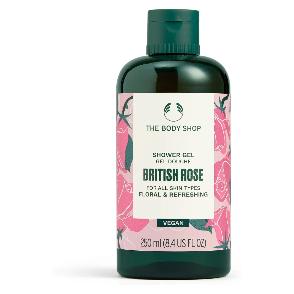 THE BODY SHOP - Gel de Ducha Body Wash British Rose 250 ML The Body Shop