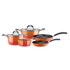 MARMICOC - Batería de Cocina Antiadherente Fuego 7 Piezas