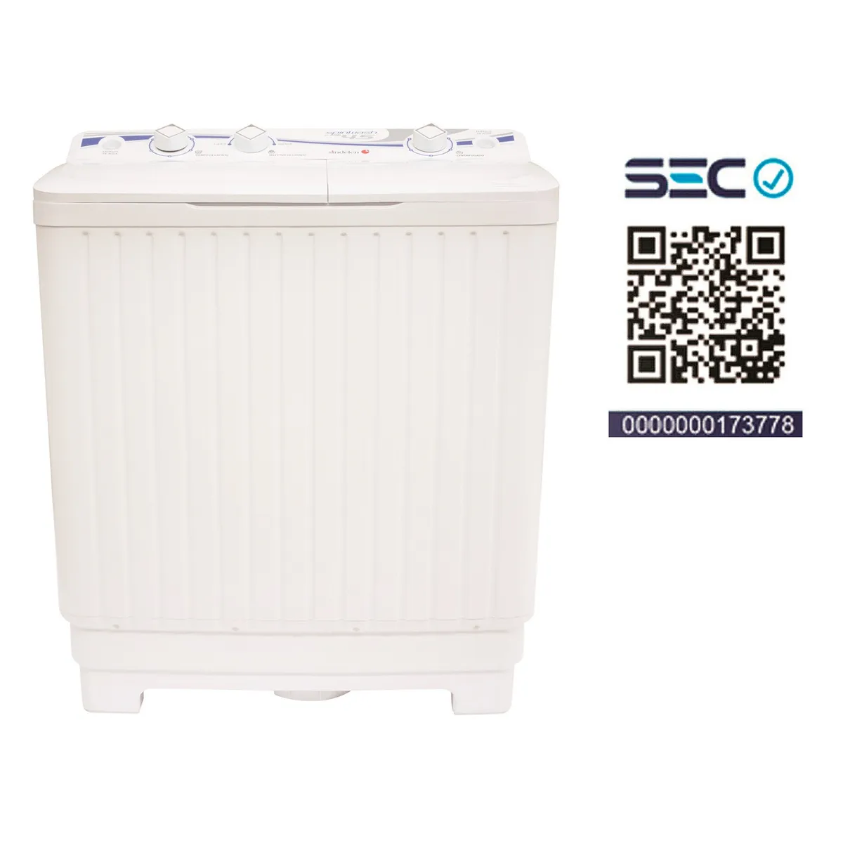 SINDELEN - Lavadora Semi-Automática Superior 4.2 Kg Lc-4550Bl Sindelen