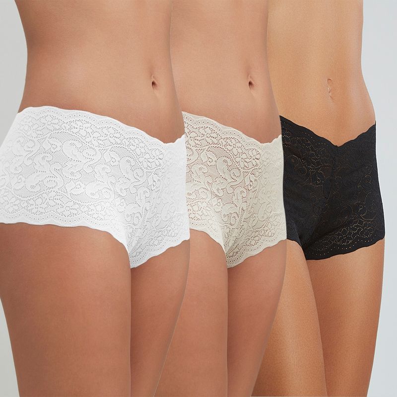 FLORES - Pack de 3 Pantaleta Mujer Flores