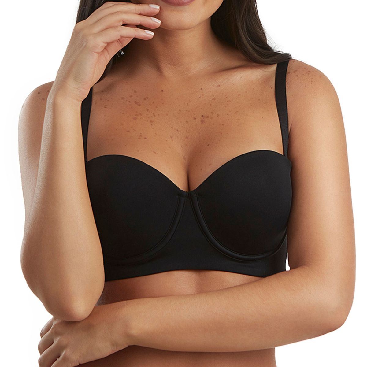 FLORES - Sostén Strapless Mujer Flores