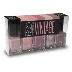 PETRIZZIO - Set 5 Esmaltes Tonos Rosas y Beige