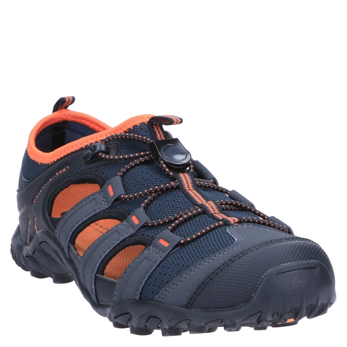 GUANTE - Sandalia Hombre Cuero Azul Guante