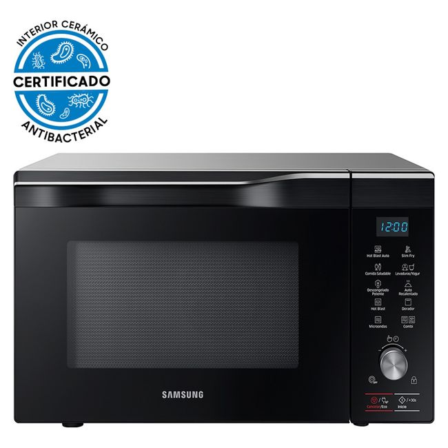 SAMSUNG - Horno Microondas Hot Blast con Esmalte Cerámico MC32K7055CT/ZS