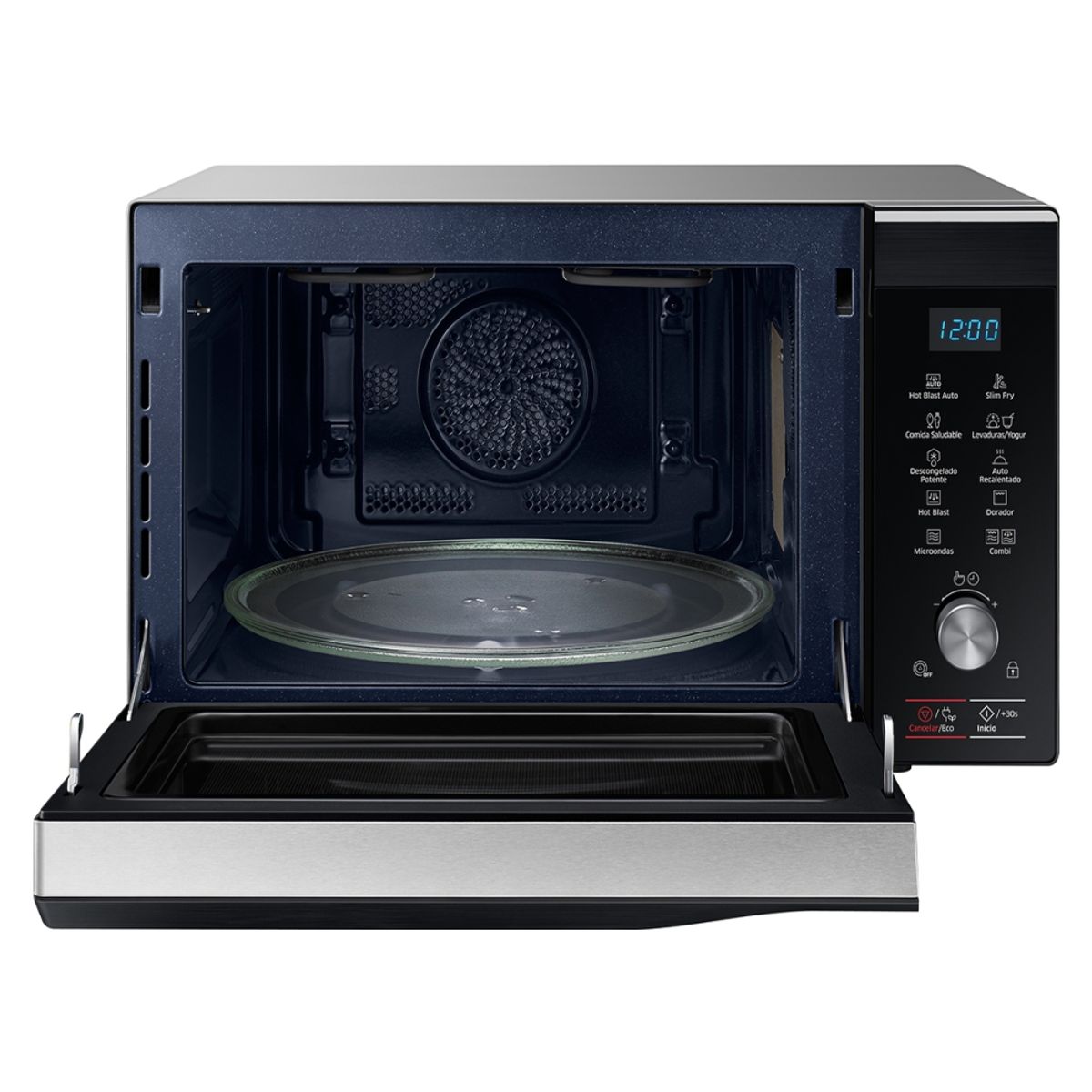 SAMSUNG - Horno Microondas Hot Blast con Esmalte Cerámico MC32K7055CT/ZS