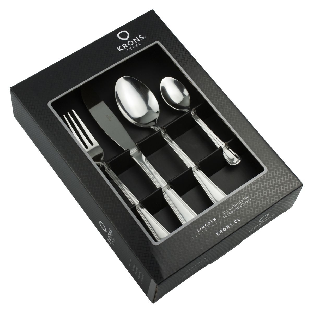 KRONS - Set 24 Cubiertos Lincoln Box Krons