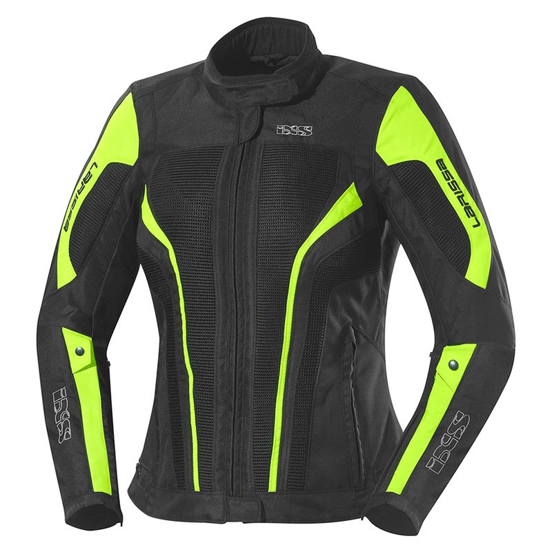 IXS - Chaqueta Moto Larissa Negro-Verde