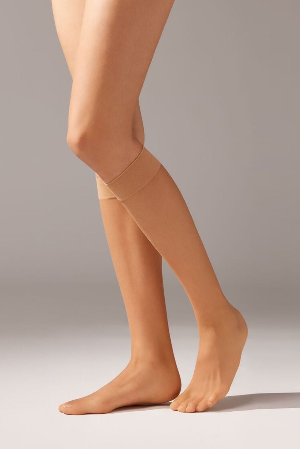 CALZEDONIA - Medias a La Rodilla Veladas 8 Deniers Mujer Calzedonia