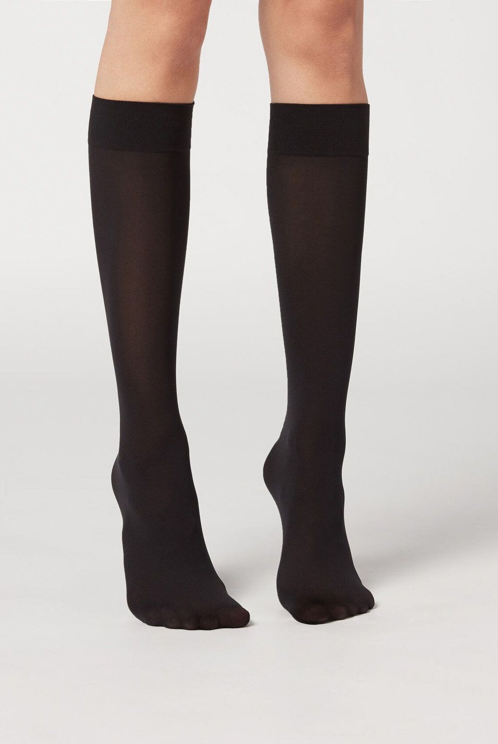CALZEDONIA - Medias a la Rodilla en Microfibra Semiopacas 30 deniers Mujer Calzedonia