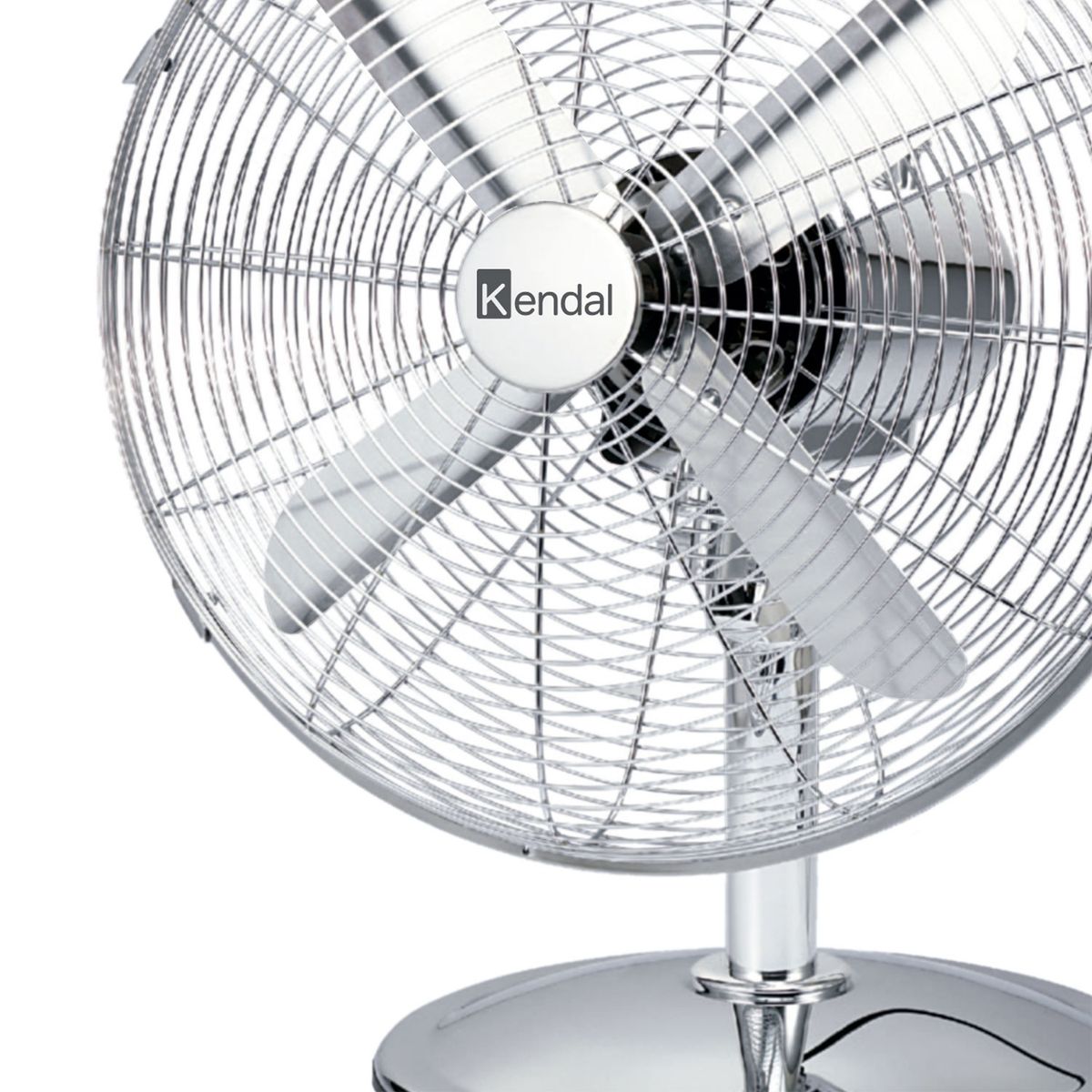 KENDAL - Ventilador De Sobremesa Metálico 16 Pulgadas Kendal