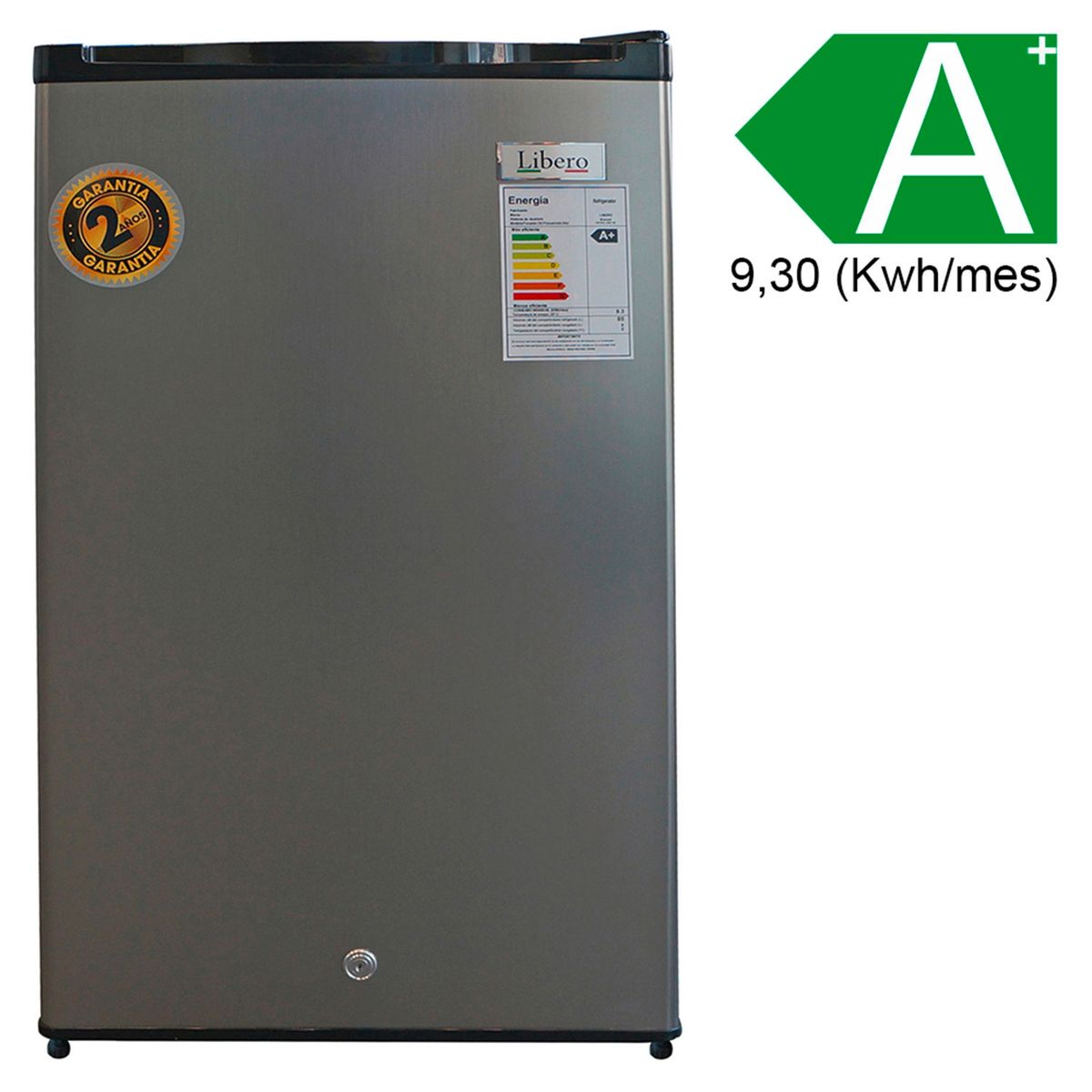 LIBERO - Frigobar 85 Lts. Gris LFB-101S Libero