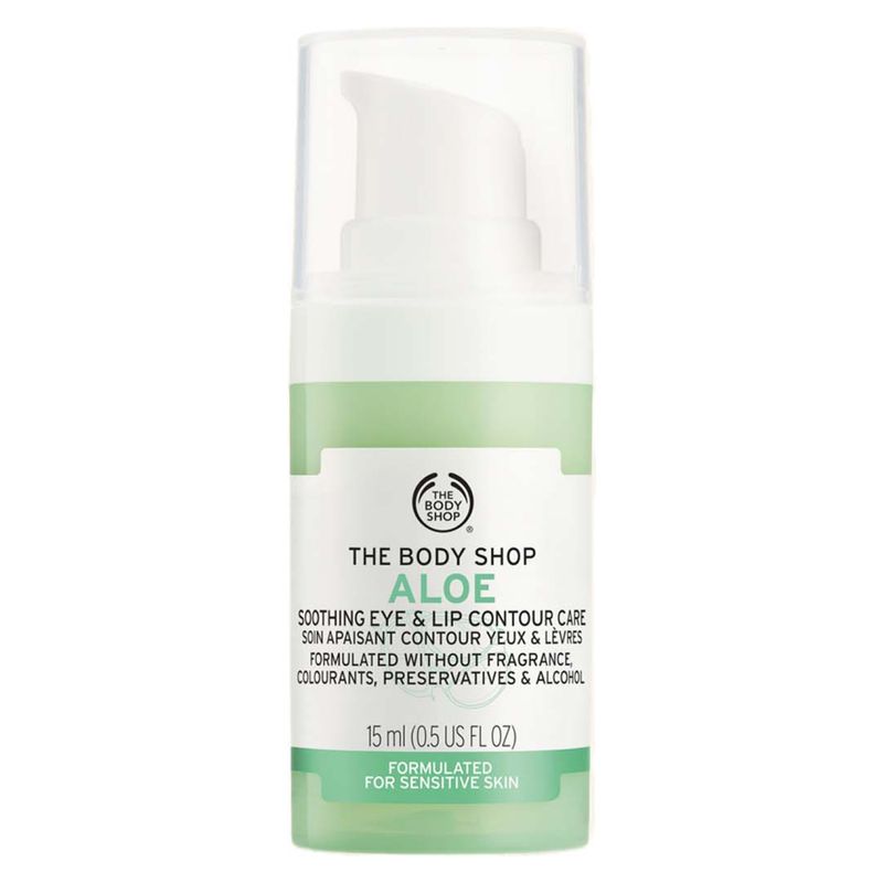 THE BODY SHOP - Gel Calmante Contorno de Ojos y Labios de Aloe 15ML