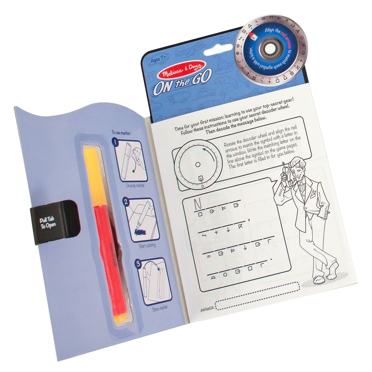MELISSA & DOUG - Set De Actividades Secret Decoder Melissa & Doug
